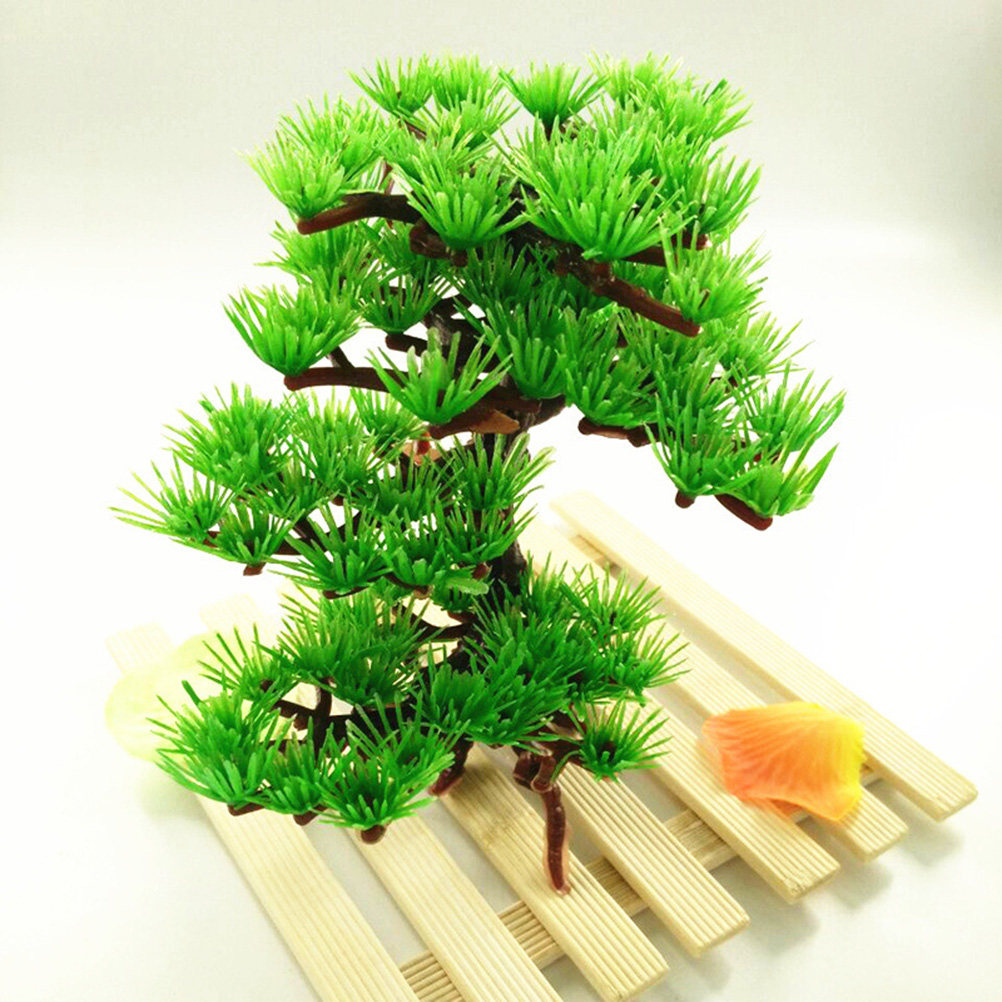 Non Planted Aquarium Fish - Árbol de pino artificial de aspecto