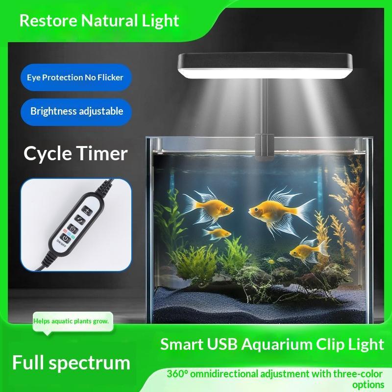 Planted Aquarium Cycling - Luz LED Impermeable para Acuario, Ángulo