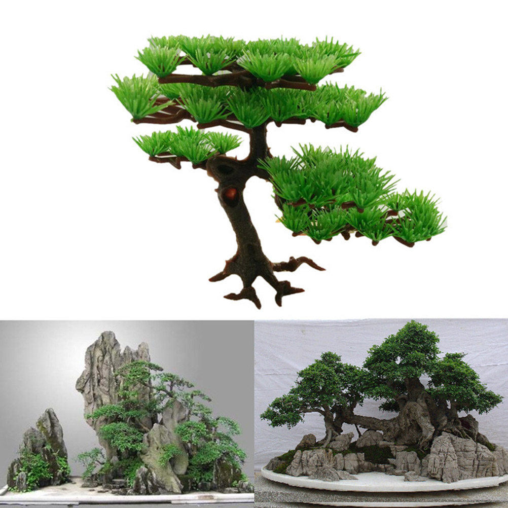 Árbol de pino artificial de as - Non Planted Aquarium Fish reseña y precio