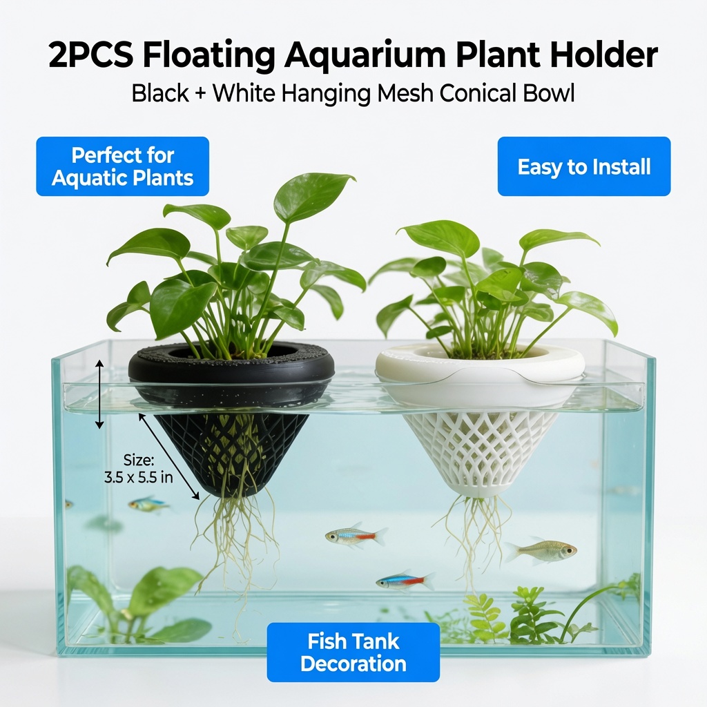 Soporte flotante para plantas  - Aquarium Plant Ornament reseña y precio