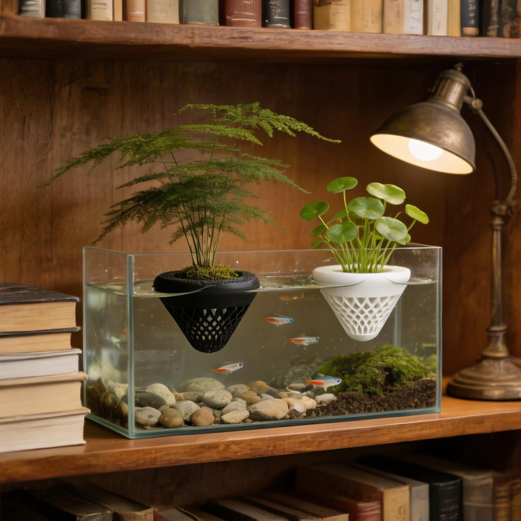 Soporte flotante para plantas  - Aquarium Plant Ornament reseña y precio