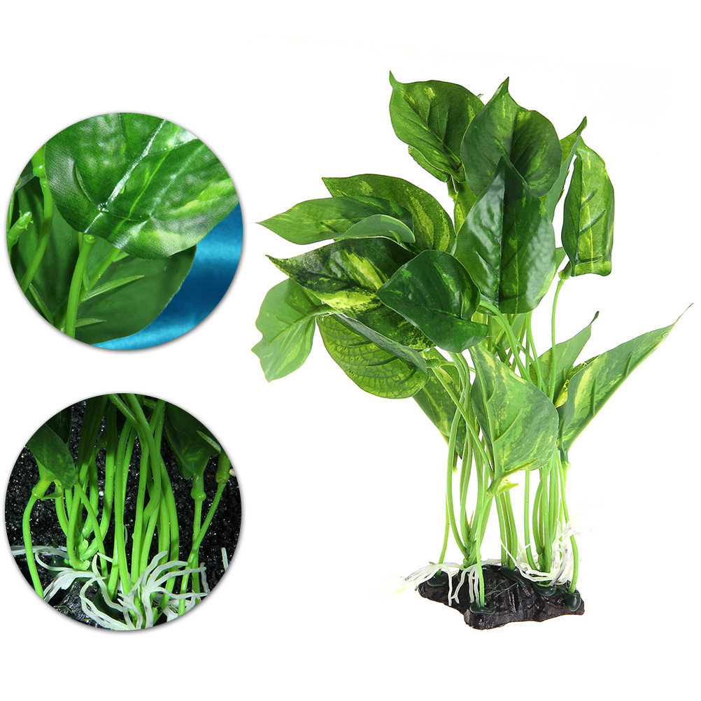 Plantas artificiales realistas - Non Planted Aquarium Fish reseña y precio