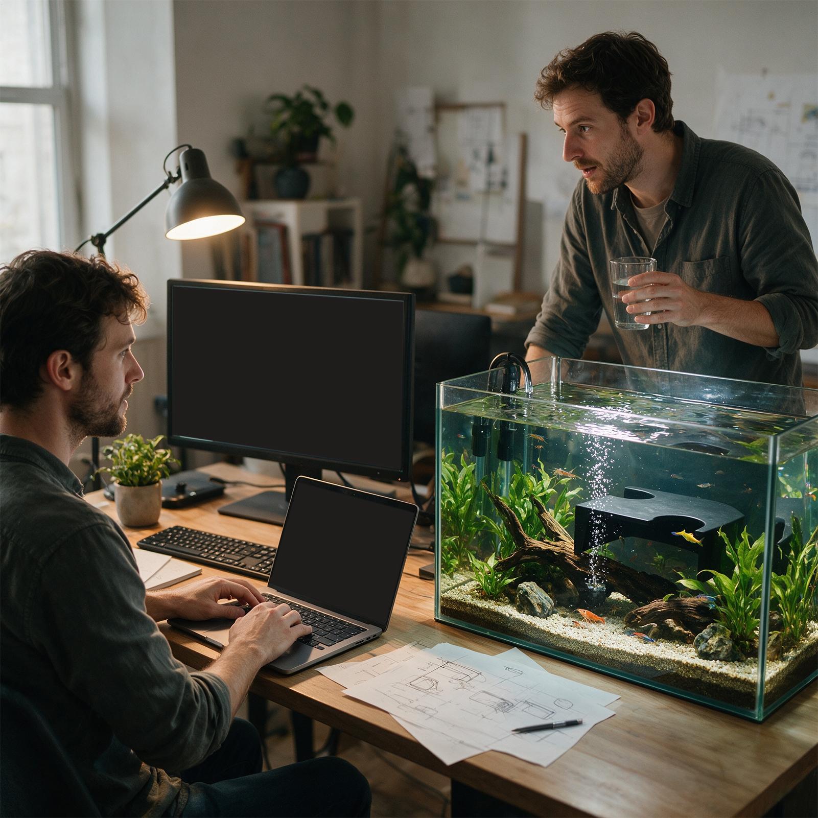 Túnel de Esquina para Acuario, - Non Planted Aquarium Fish reseña y precio
