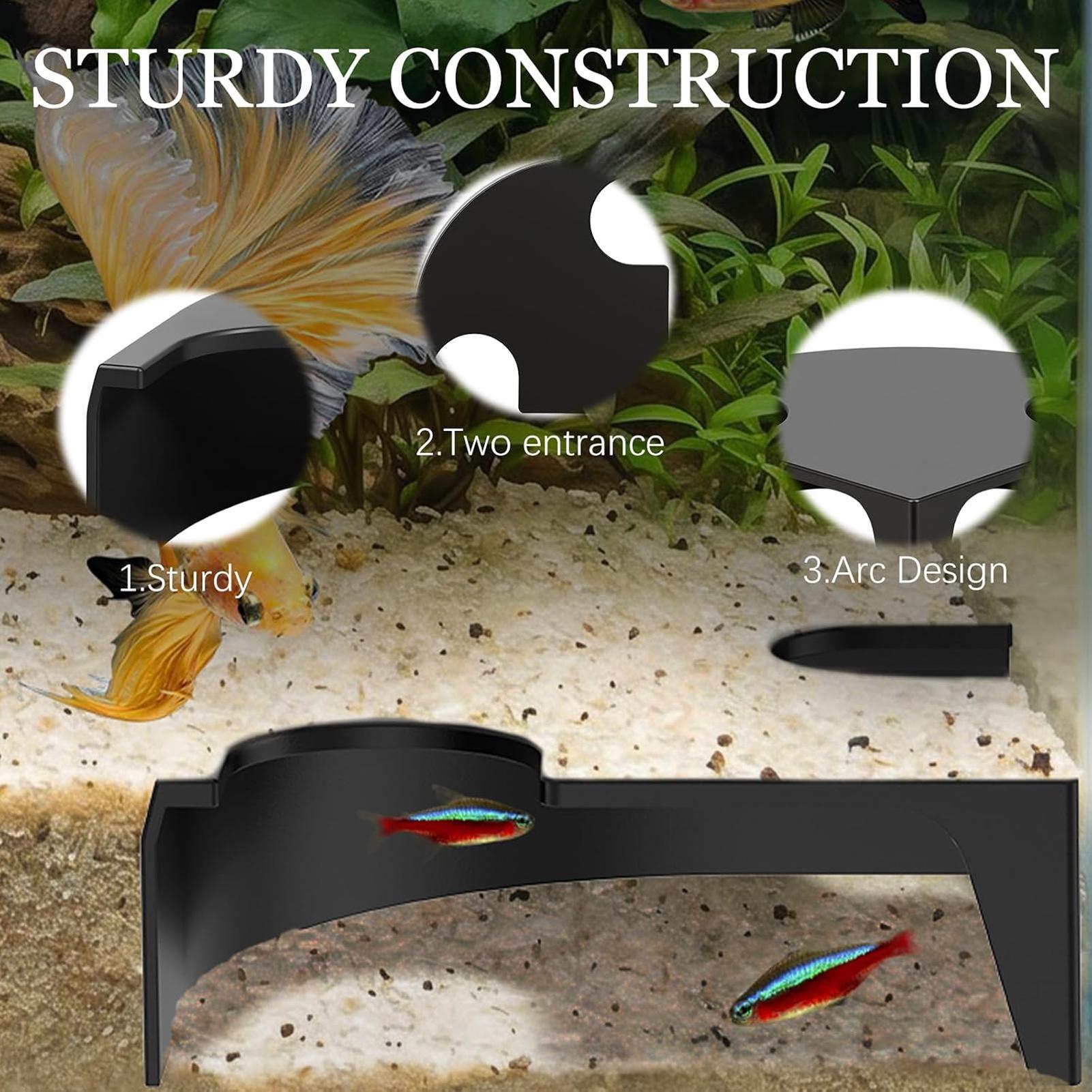 Túnel de Esquina para Acuario, - Non Planted Aquarium Fish reseña y precio