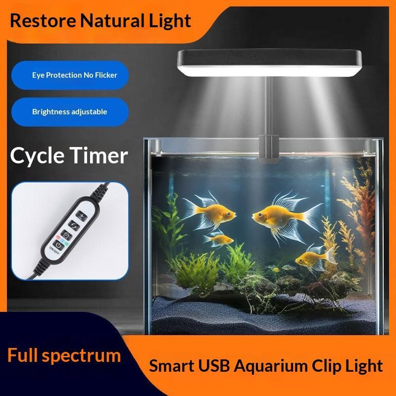 Luz LED para acuario con ángul - Planted Aquarium Cycling reseña y precio