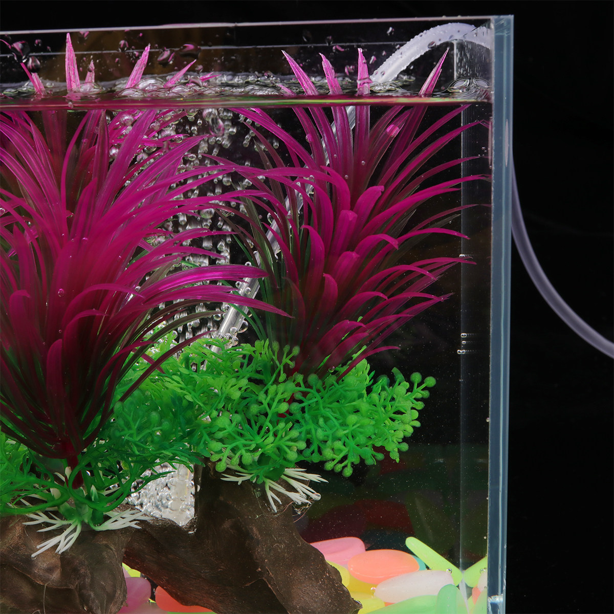Plantas artificiales realistas - Non Planted Aquarium Fish reseña y precio
