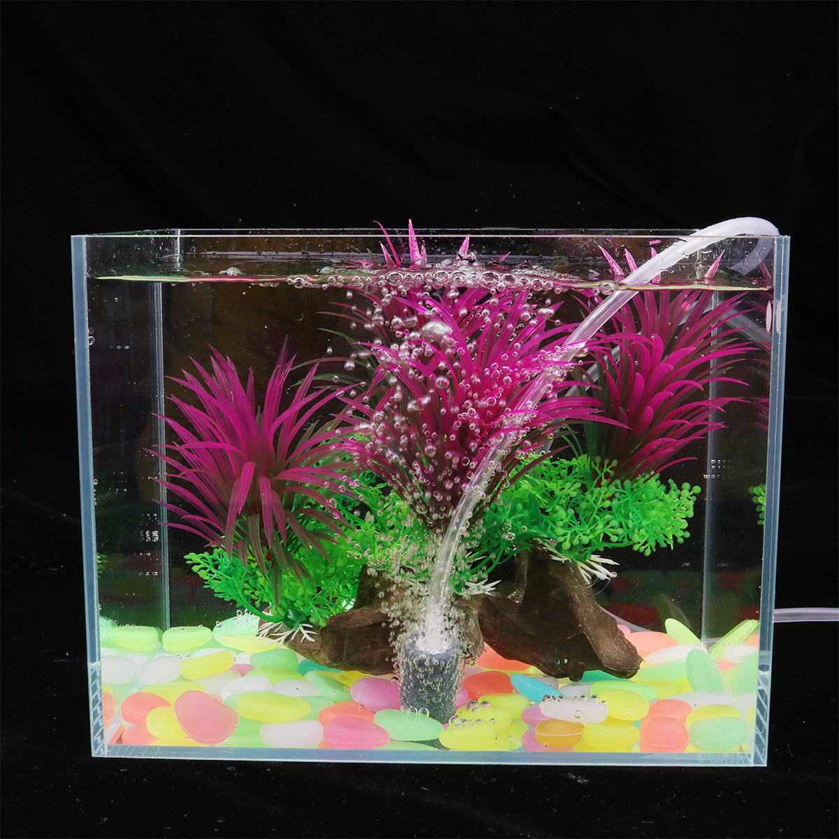 Plantas artificiales realistas - Non Planted Aquarium Fish reseña y precio