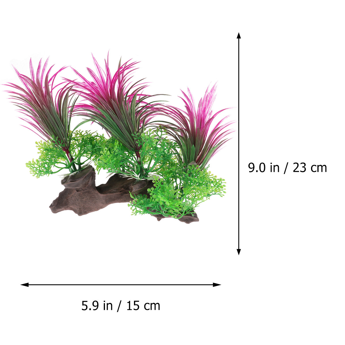 Plantas artificiales realistas - Non Planted Aquarium Fish reseña y precio
