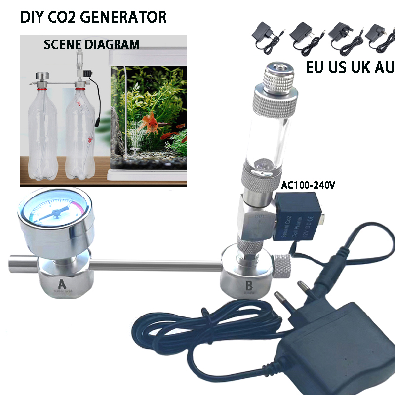 Kit de Sistema Generador de CO - Aquarium Plant No Co2 reseña y precio