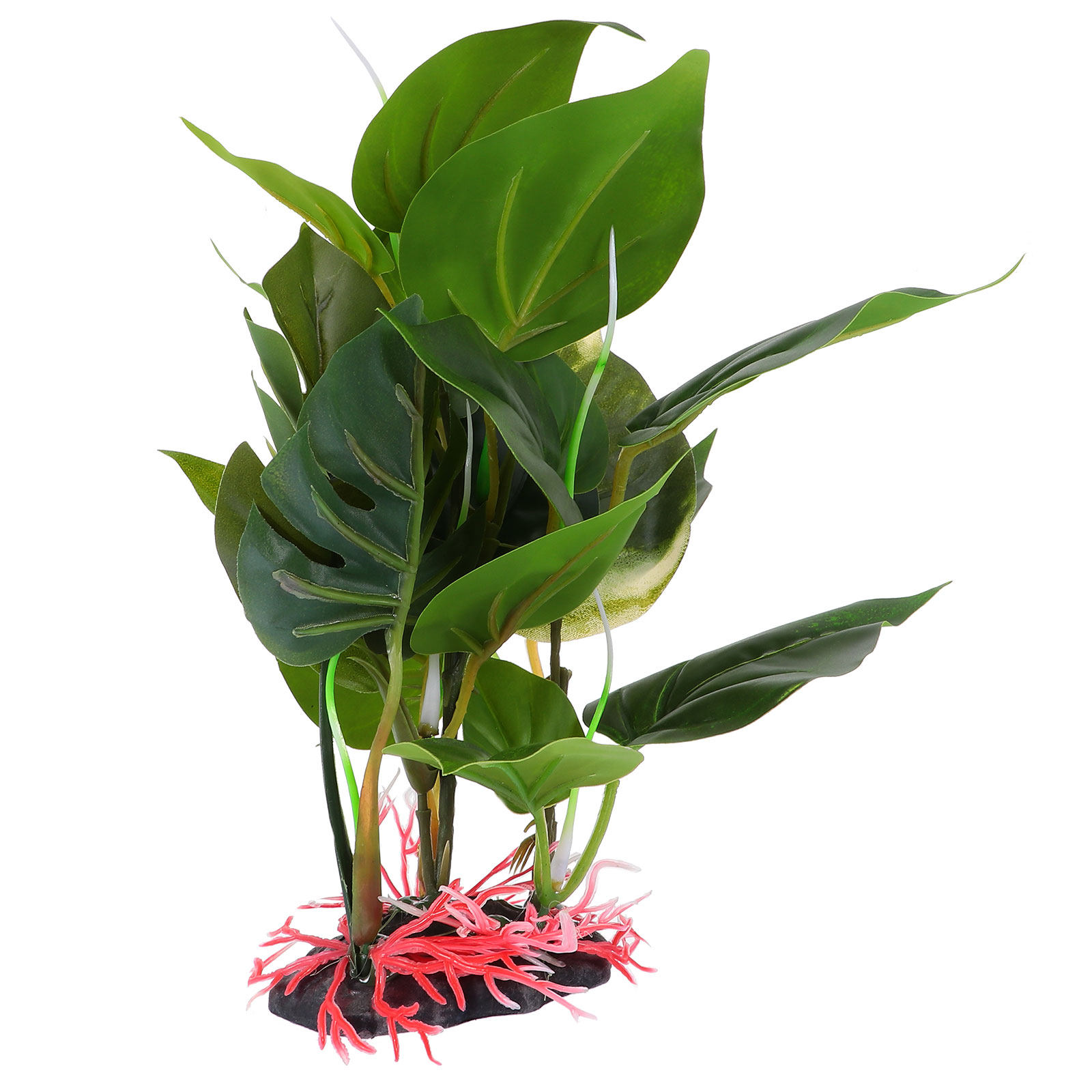Planta Artificial Realista par - Non Planted Aquarium Fish reseña y precio