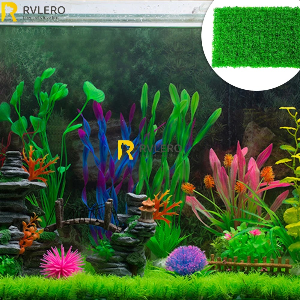 Césped Artificial para acuario - Aquarium Plant Ornament reseña y precio